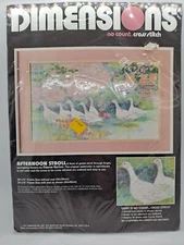 Vintage Dimensions- No Count cross-stitch #3636 "Afternoon Stroll" (1987)