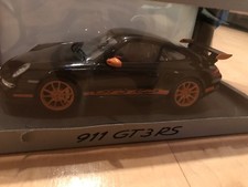 AUTOart PORSCHE 911 997 GT3RS Black W/ Orange 1:18 Diecast RARE DEALER EDITION