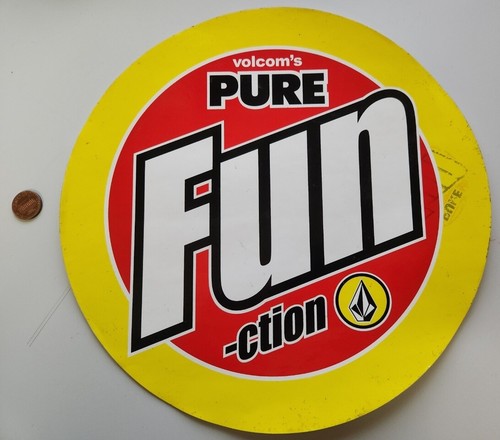 Autocollant VOLCOM Stone Die-cut Ez-peel - Pour Skateboard, Surf, Snowboard - Ancien Stock Neuf