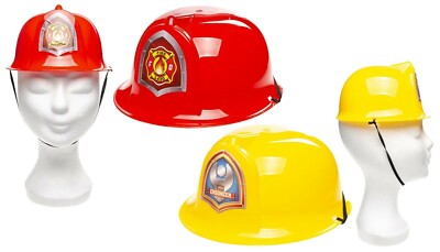 6/12 Kinder Helm Feuerwehr Bauarbeiter Kinderhelm Spielzeug Schutzhelm Kostüm 