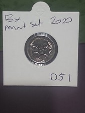 2020 Australian Five cent 5c coin - Echidna - UNC ex mint set