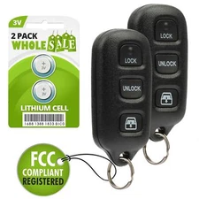 2 Replacement For 1999 2000 2001 2002 Toyota 4Runner Key Fob Remote