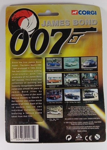 Corgi James Bond Car: For Your Eyes Only + Collector Card. Unopened Pack. 1999. - Picture 2 of 3