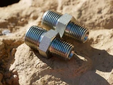 (2) D.M. Nipple 83-4233 -27 For Binks 83C-210 2.8  Gallon Pressure Pot