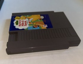 Sesame Street: Big Bird's Hide & Speak (NES, 1990) Original, Tested W/ Dustcover