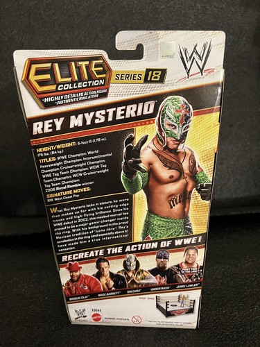 WWE MATTEL Elite Collection Series 18 REY MYSTERIO JR Figure 619 AAA NEW MOC - Picture 11 of 12