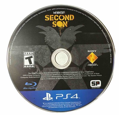 inFamous: Second Son - Sony PlayStation 4 - PS4 - *Disc Only*
