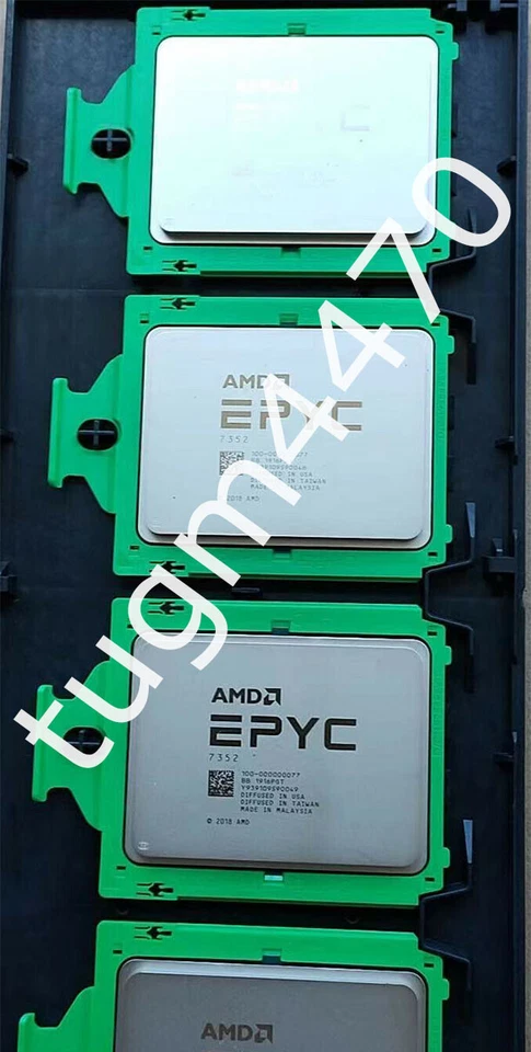 AMD EPYC 7352 Roman cpu processor 24 cores 48 threads 2.3GHZ up to 3.2GHZ 155w - Image 3 of 3