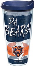 Chicago Bears 24oz Tervis Tumbler with Lid-Made in USA-Statement-New