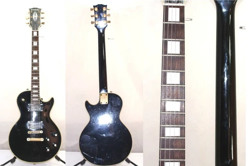 Electric Guitar Westminster Custom Les Paul Type Black Working Product
