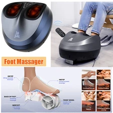 Foot Massager w/Heat Shiatsu Electric Deep Kneading Foot Massage Machine 4 Level