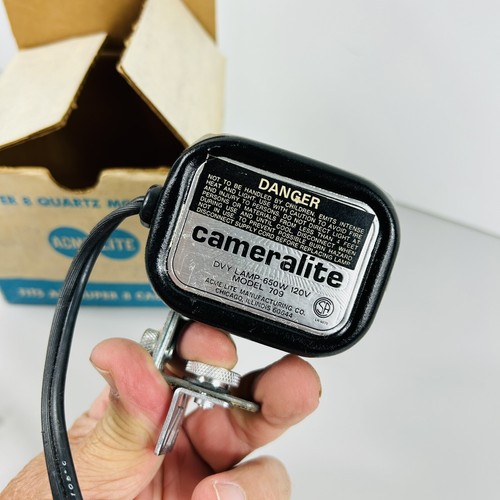 VTG Super 8 Quartz Movie Lite ACME Camera DVY Lamp 709 Cameralite WORKS In Box - Picture 7 of 18