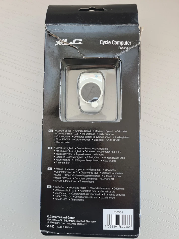 XLC Cycle Computer BV-W01 - New/Damaged Box - Image 3 of 4