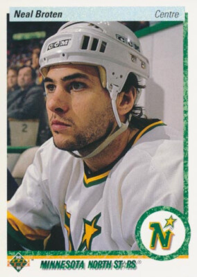 1990-91 Upper Deck French #48 NEAL BROTEN - Minnesota North Stars