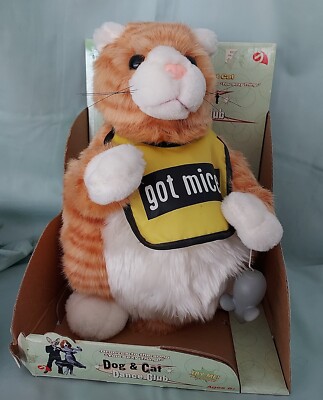 Burmese Fat Cat Dog/Cat Dance Club Singing Plush Cat Mus ''..You Sexy Thing'' 2003