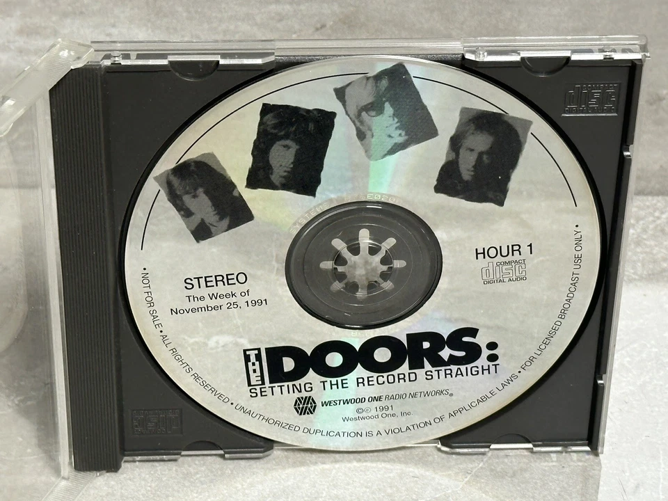 Promotion CD The Doors Promo Disc Westwood One Broadcast Radio Network #LR