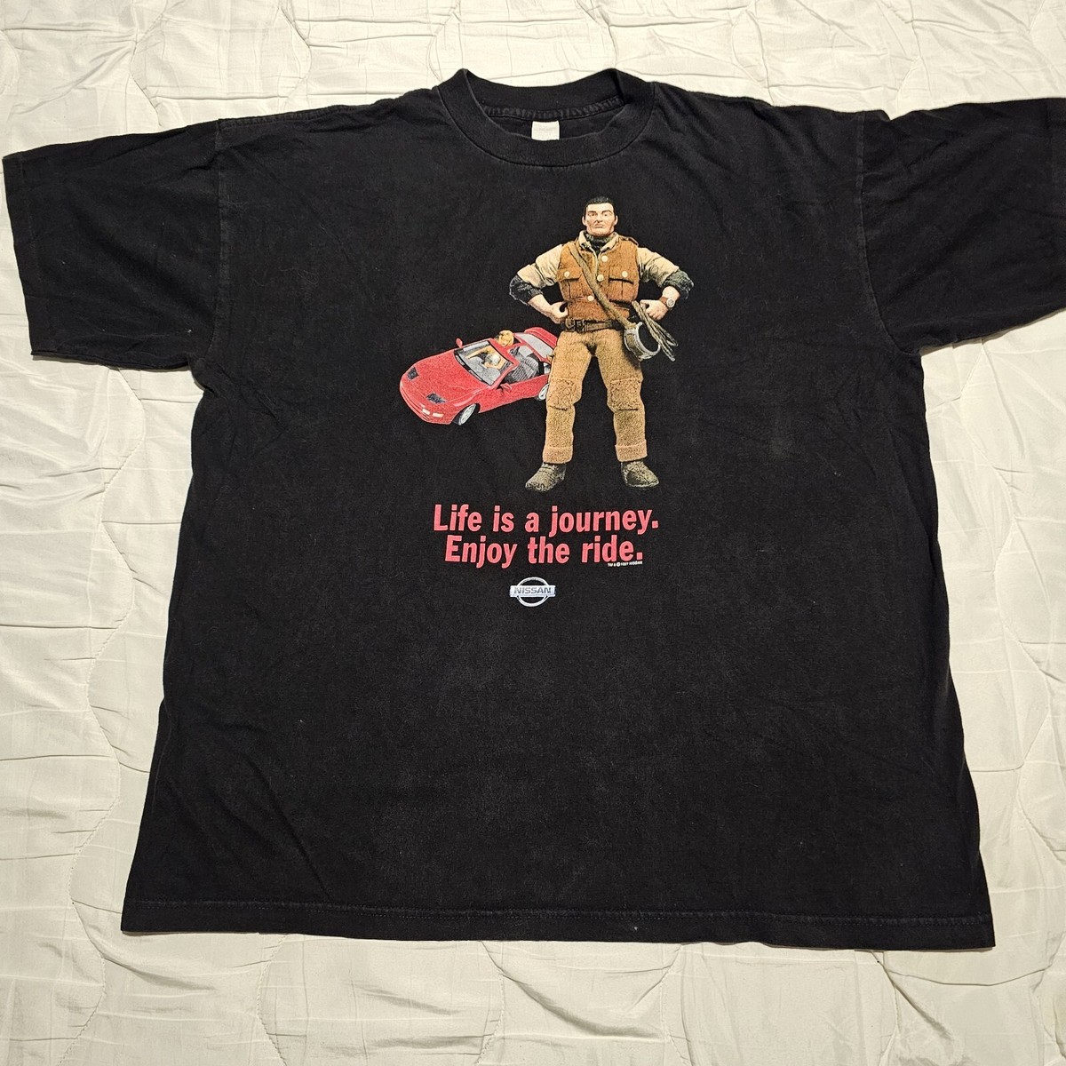Vintage 90s Nissan 300zx Life is A Journey Barbie GI Joe T