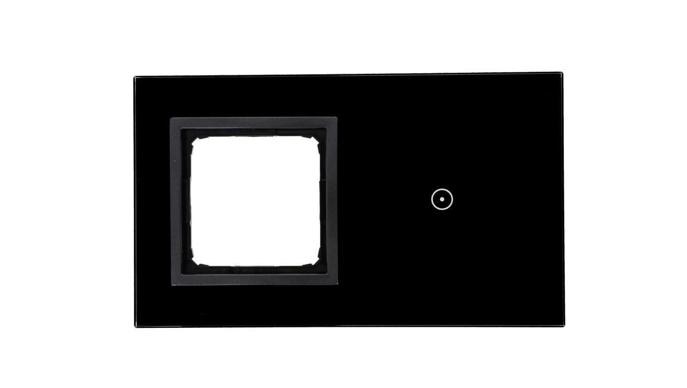 Simon Touch frames Touch panel S54 Touch, 2 modules, 1 touch pad + 1 hole /T2UK