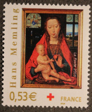 Timbre - FRANCE -Croix-Rouge- Hans MEMLING - YT3840 - Neuf ** - de carnet - 2005
