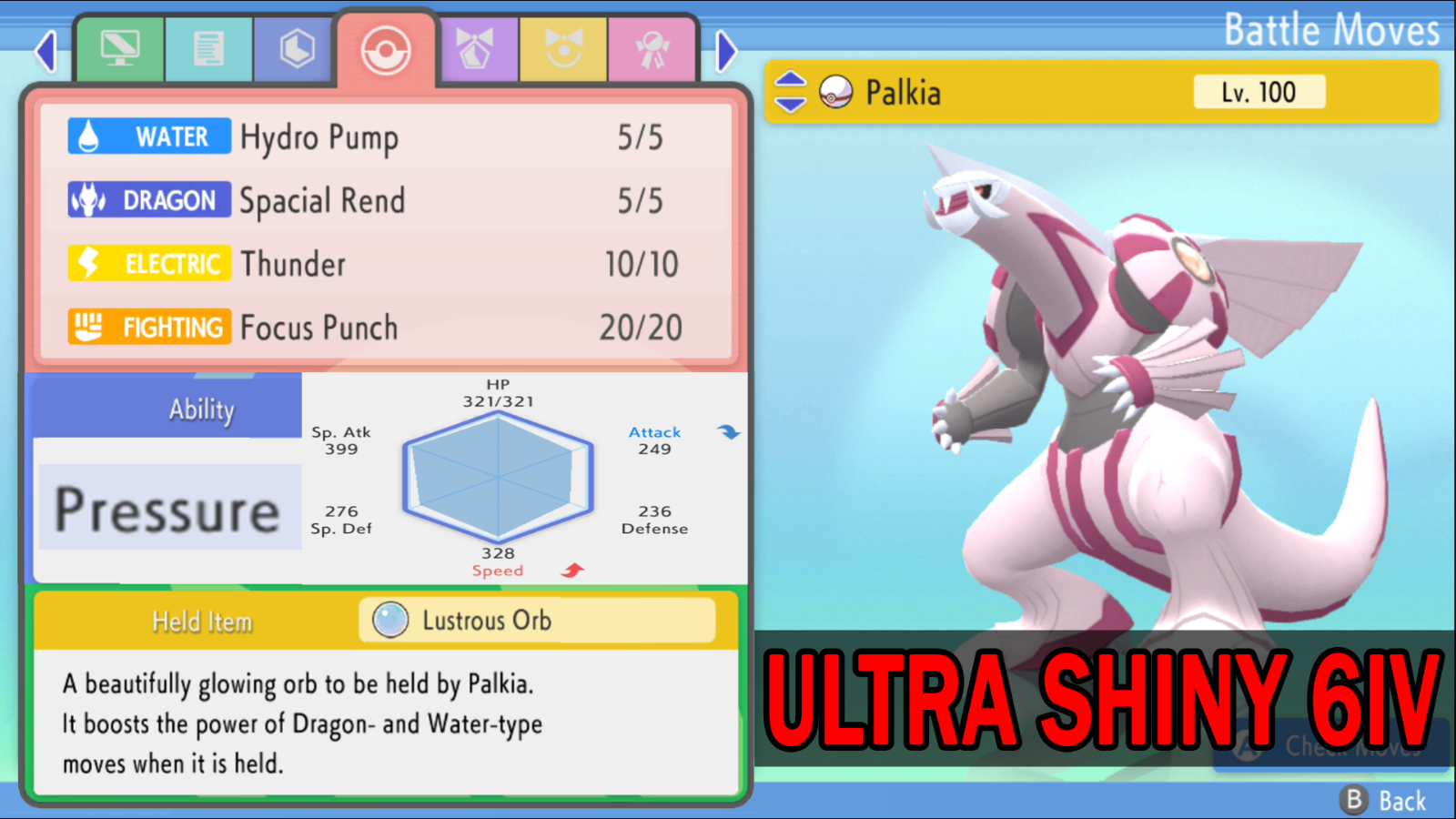 Dubryn on X: 100% Shiny Palkia level 51! #PokemonGO #Legendary   / X