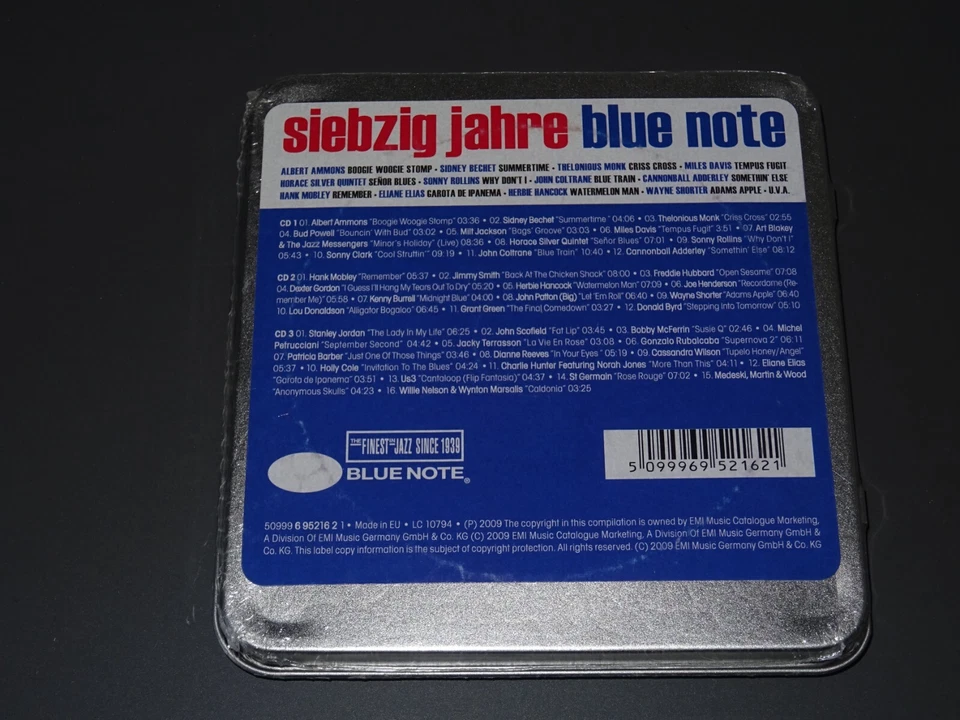 SIEBZIG JAHRE BLUE NOTE - V.A. (METAL-BOX) / 3-CD-SET 2009 OVP! SEALED! - Bild 2 von 2
