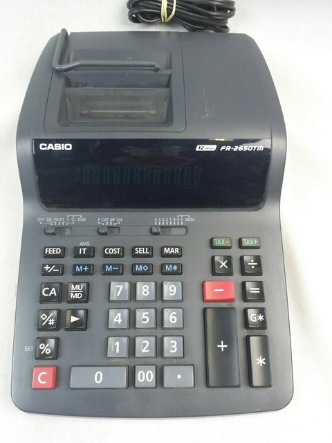 casio fr 2650t 12 digits