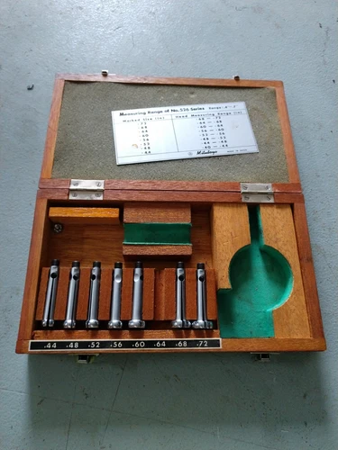 MITUTOYO BORE GAGE 526-120 parts and case