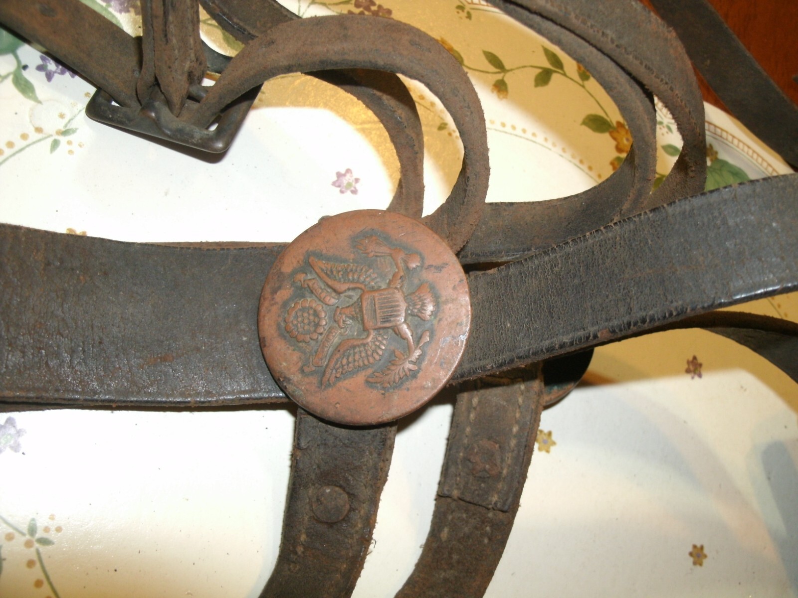 WW1 Leather Cavalry Horse Bridle eBay