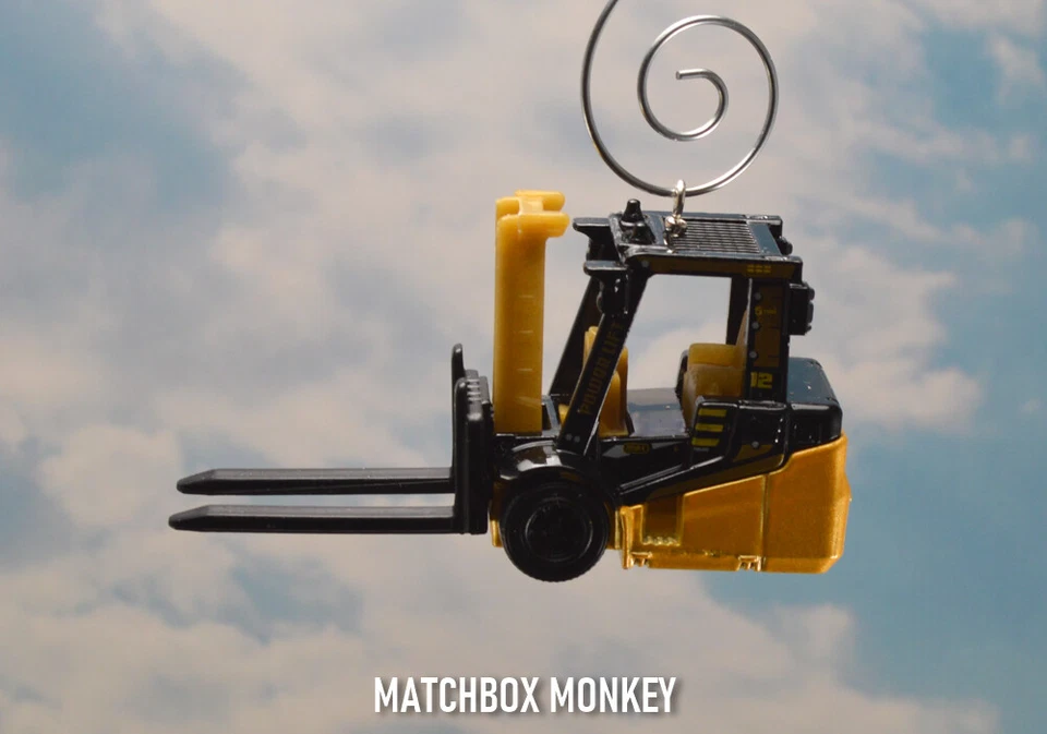 Forklift Hi-Lo Christmas Ornament Crown Fork Truck CAT Komatsu Toyota HILO - Image 2 of 4