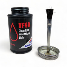 Vulcanising Cement - Tyre Repair Glue With Brush Tyre Patch Car Van Bike Fluid