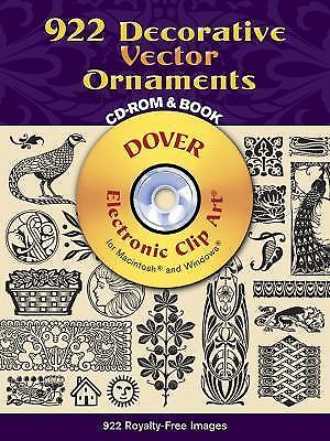 922 Decorative Vector Ornaments by Carol Belanger Grafton (2009 WITH CD