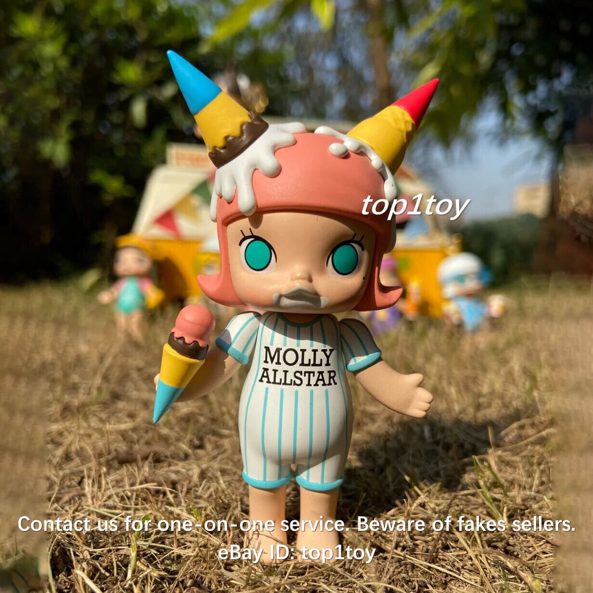 その他 POPMART Molly yummy party Molly Yummy Party Mini Series Blind Box by Kenny Wong