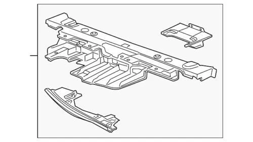 Refuerzo de soporte de parrilla delantera genuino GM 2011-2014 Chevrolet Cruze 94560622 Foto 3 de 4