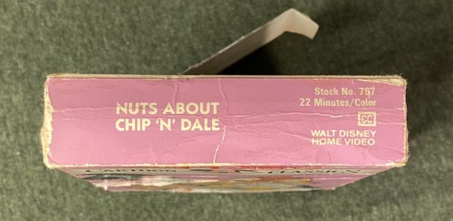 WALT DISNEY Cartoon Classics Volume 12 NUTS ABOUT CHIP N' DALE VHS Pluto Donald - Picture 6 of 6