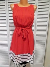 NWT She + Sky Friend in Glee Crimson Red Summer Women's Dress Size Sm Modcloth