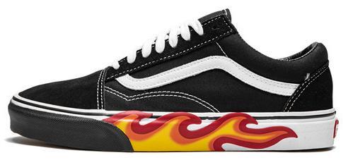 687687-0001 ELLEGARDEN × Vans Old Skool Black Flame (V36CF ELLE