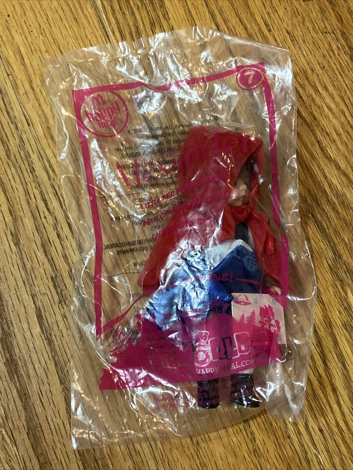 Madame Alexander Doll McDonalds Happy Meal Toy - Little Red Riding Hood #7