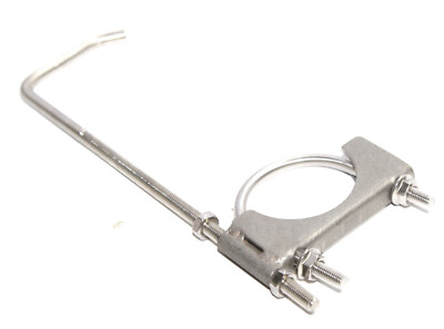 1 Piece Universal Exhaust Clamp2.25'' w/Adjustable Clamp On Hanger Fits2.25'' Pipe