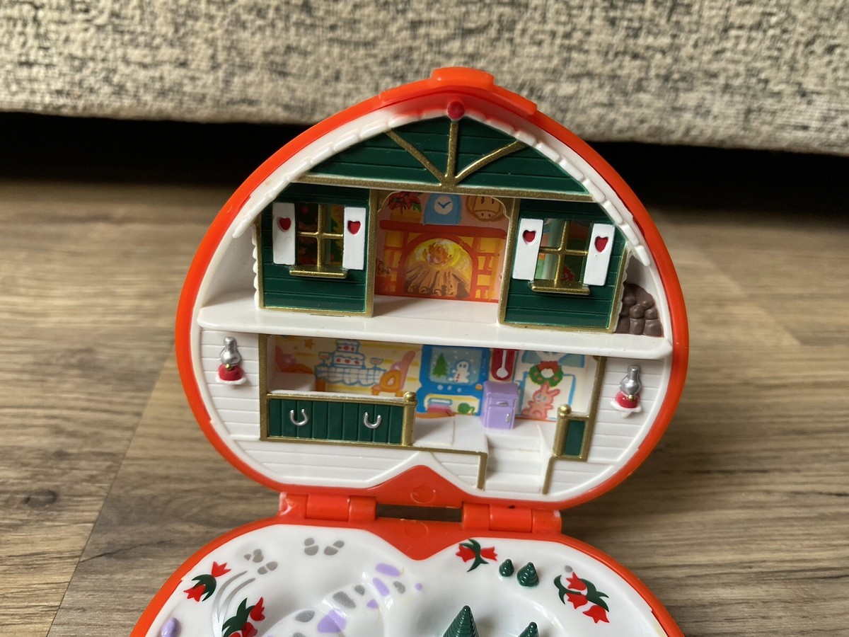 Polly Pocket Bluebird – Christmas 1989 – Figure Bonhomme De Neige – Vintage