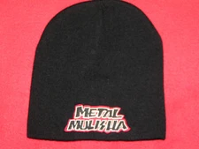METAL MULISHA MOTOCROSS BLACK SKULL CAP BEANIE