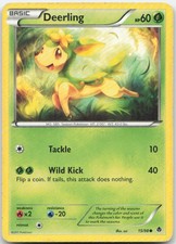 Deerling 15/98 Common Emerging Powers Pokemon Moderately Played