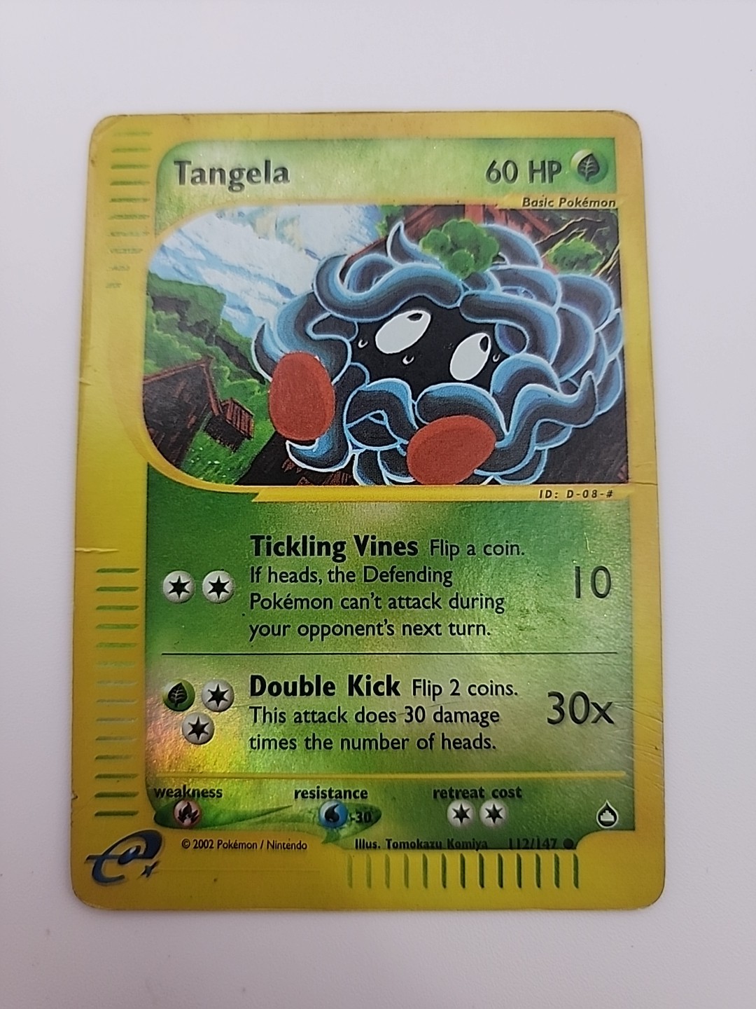 Pokemon Tangela 112/147 Aquapolis 2003 Reverse Holo WOTC