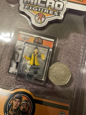 World s Smallest Jay & Silent Bob Action Figures Rare View Askew Kevin Smith Toy
