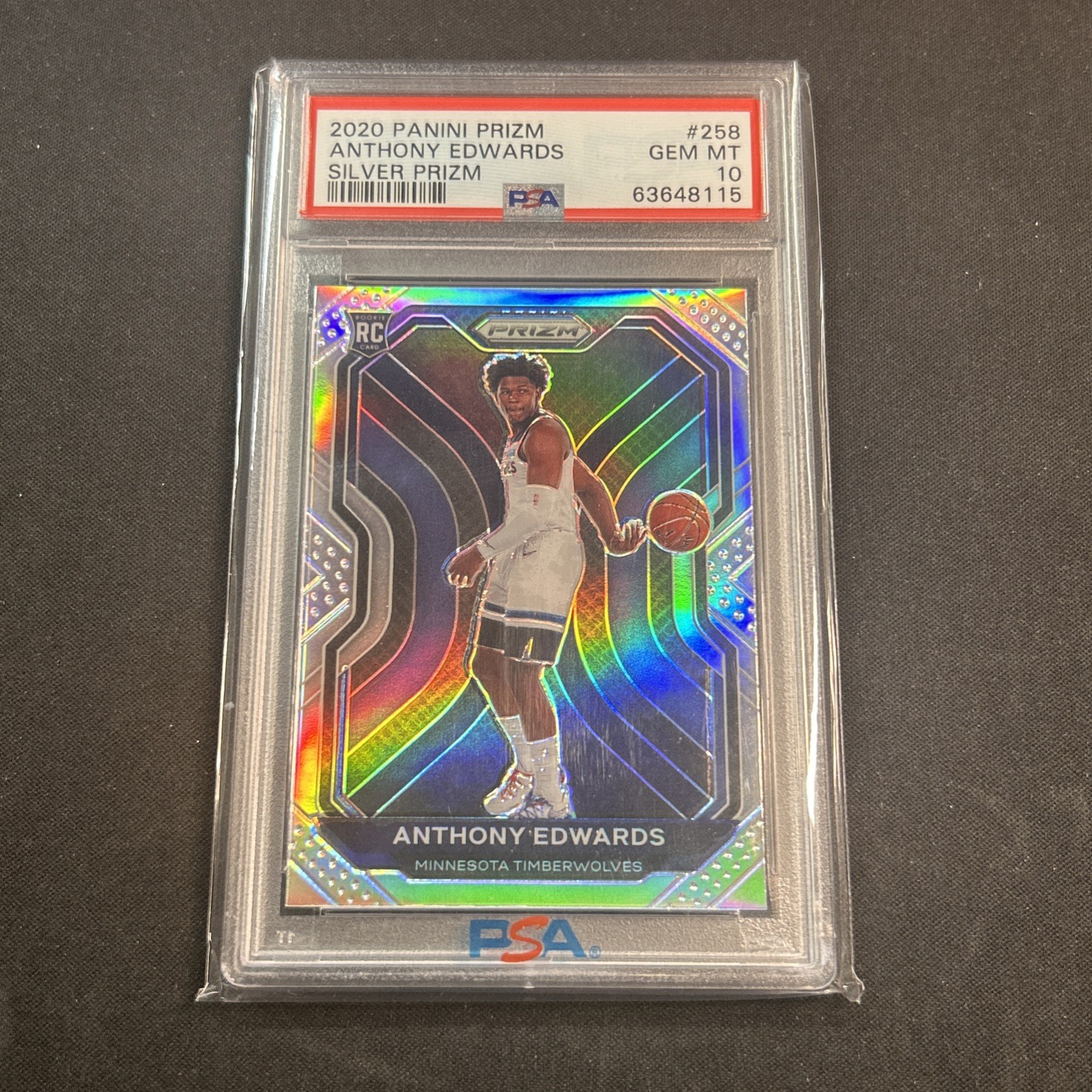 Anthony Edwards 2020 Prizm #258 Silver Price Guide - Sports Card 