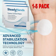 5X Steadyhands Tremor Control Patch, Steady Hands Control Patch- Hand Stabilizer