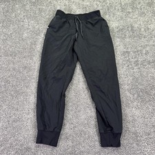 Jaanuu Jogger Scrub Pants Womens Medium Black Stretch Elastic Waist Pockets