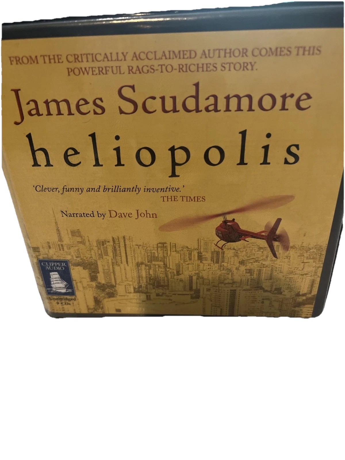 James Scudamore - Heliopolis - Unabridged Audiobook 9 CDs Free Post