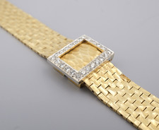 Vintage Rolex 14k Yellow Gold Diamond "Secret" Peek-a-Boo Cocktail Watch W1353