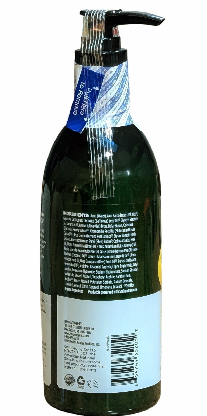 Avalon Organics Refreshing Lemon Hand & Body Lotion - 12 oz