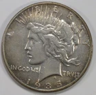 1935-S Peace Dollar - VF/XF